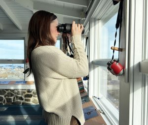 Bird Watching from the SSC ocean-side windows.