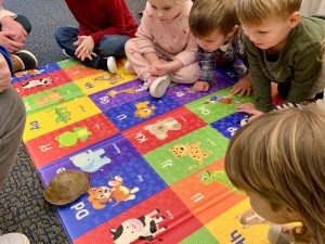 turtle time during big fish little fish program 2024