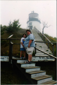 lighthouse-cat with family
